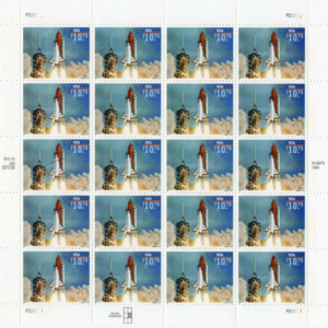 Scott #2544a Space Shuttle Endeavor Lift Off! Sheet of 20 Stamps - MNH P#22221