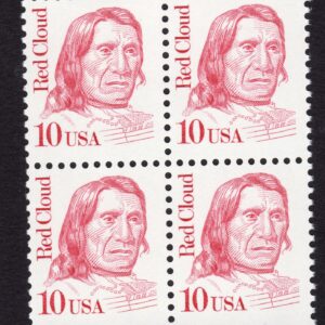 Scott #2175 Red Cloud Block of 4 Stamps - MNH