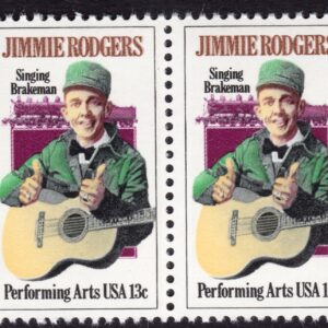 Scott #1755 Jimmie Rodgers Pair of Stamps - MNH