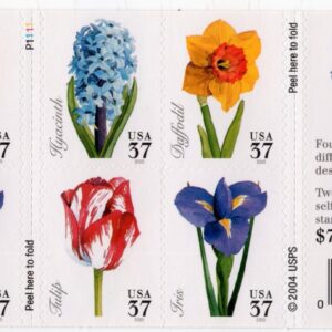 Scott #3903b Spring Flowers Booklet of 8 Stamps - MNH