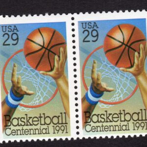 Scott #2560 Basketball Hoops Pair of Stamps - MNH