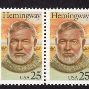 Scott #2418 Ernest Heminway Pair of Stamps - MNH