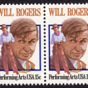 Scott #1801 Will Rogers Pair of Stamps - MNH