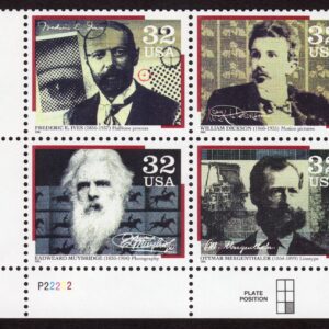 Scott #3064a Pioneers of Communication Plate Block of 4 Stamps - MNH
