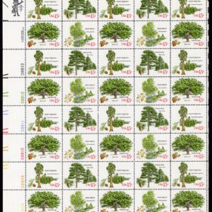 Scott #1767a (1764-67) 1978 Arboretum (Trees) 15¢ Sheet of 40 Stamps - MNH LL #1