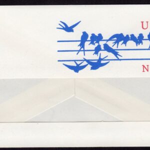 Scott #U620 Birds Nonprofit Stamped Entire Window Envelope
