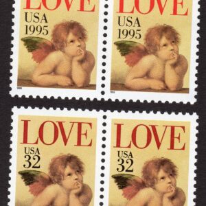 Scott #2948-2957 Cherub Love Pair of Stamps - MNH