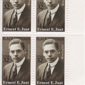 Scott #3058 Ernest E. Just (Black Heritage) Plate Block of 4 Stamps - MNH