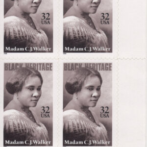Scott #3181 Madam C. J. Walker (Black Heritage) Plate Block of 4 Stamps - MNH