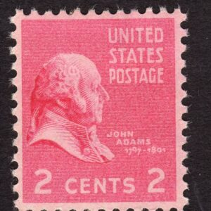Scott #806 John Adams Single Stamp - MNH #2