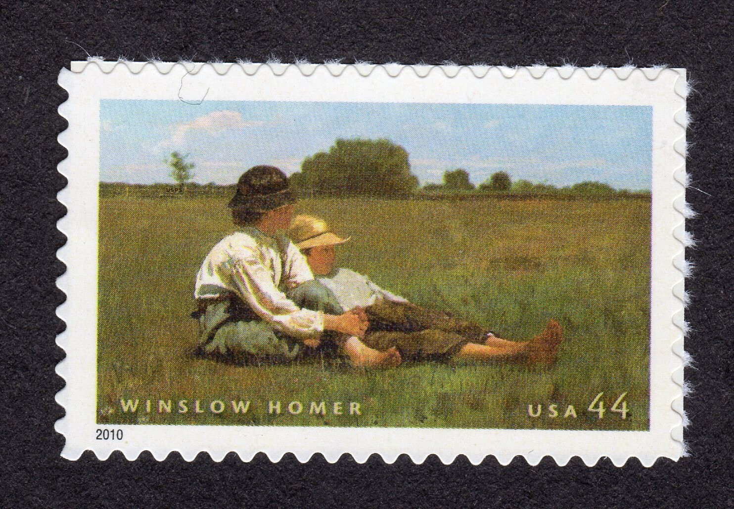 Scott #4473 Boys in a Pasture Winslow Homer Single Stamp - MNH
