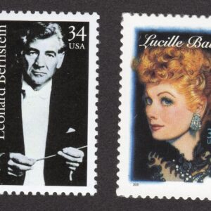 Scott #3521-3523 Leonard Bernstein Lucille Ball Single Stamp - MNH