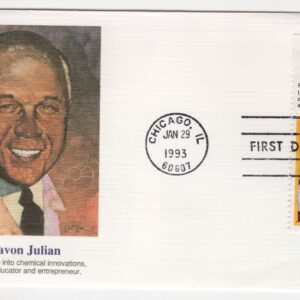 Scott #2746 Percy Lavon Julian Chemist 01/29/1993 Chicago IL FDC Fleetwood #3