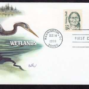 Scott #2183-3207A Sitting Bull Wetlands 12/14/1998 Washington DC FDC Fleetwood