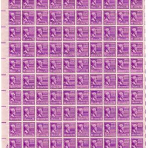 Scott #824 Rutherford B. Hayes Sheet of 100 Stamps - MNH P#22824 LL