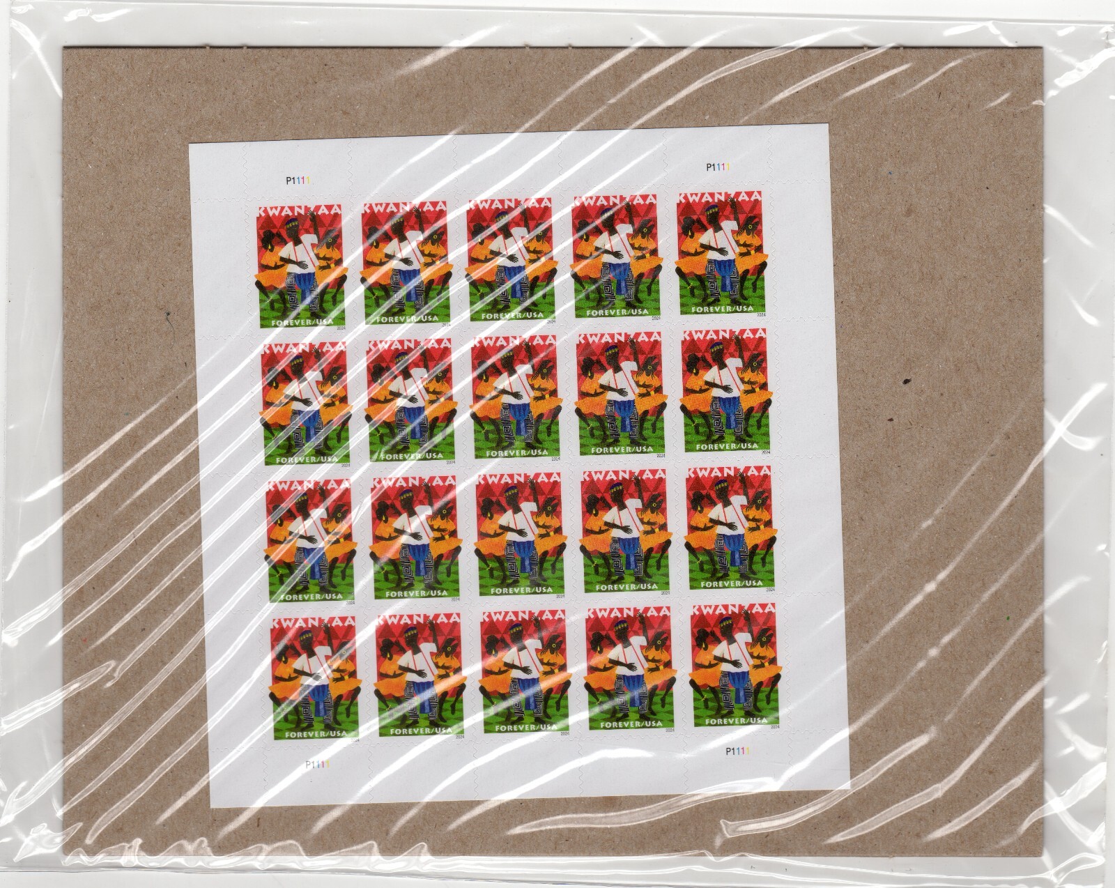 Scott #5946 Kwanzaa Full Sheet of 20 Forever Stamps - SEALED
