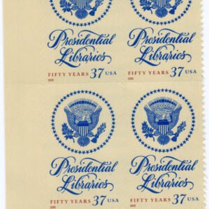 Scott #3930 Presidential Libraries Plate Block of 4 Stamps - MNH