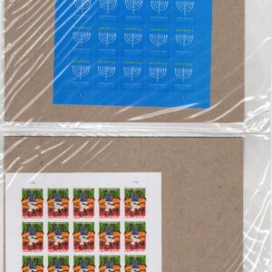 Scott #5945-5946 Kwanzaa Hanukkah Sheet of 20 Stamps - Sealed