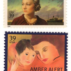 Scott #4030-4031 Katherine Anne Porter Amber Alert Single Stamps - MNH