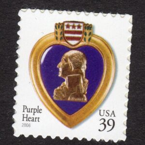 Scott #4032 Purple Heart Veterans Single Stamp - MNH