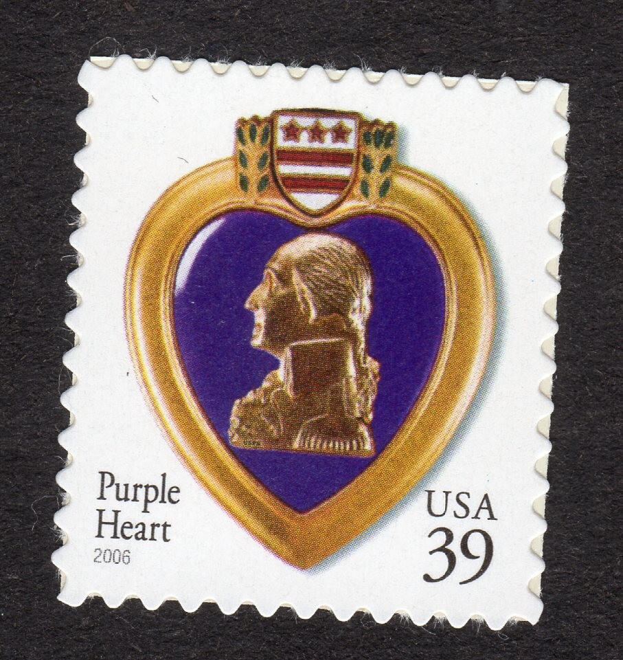 Scott #4032 Purple Heart Veterans Single Stamp - MNH