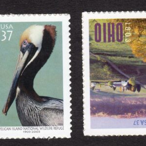 Scott #3773-3774 Ohio Pelican Island Single Stamps - MNH