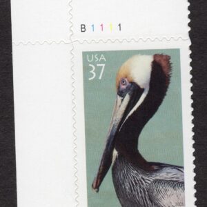 Scott #3774 Pelican Island Plate # Single Stamp - MNH UL