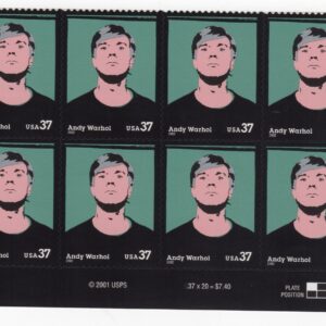 Scott #3652 Andy Warhol Block of 8 Stamps - MNH