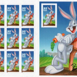 Scott #3137 Bugs Bunny Sheet of 10 Stamps - MNH