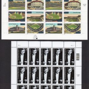 Scott# 3519a-3521 Legendary Baseball Fields Bernstein Sheet of 20 Stamps - MNH