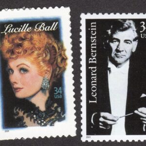 Scott #3521-3523 Leonard Bernstein Lucille Ball Single Stamp - MNH No Selvage