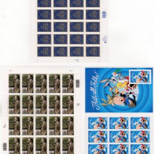 Scott #3532-3533-3534 EID Enrico Fermi Porky Pig Sheets of 20 & 10 Stamps MNH