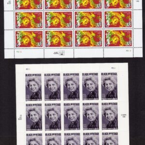 Scott #3370-3371 New Year Snake Patricia Robert Harris Sheet of 20 Stamps - MNH