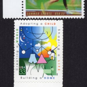 Scott #3397-3398 Summer Sports Adoption Single Stamps - MNH w/Selvage