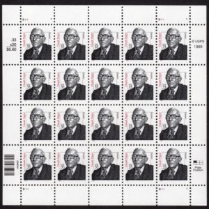 Scott #3426 Claude Pepper (Senator) Sheet of 20 Stamps - MNH