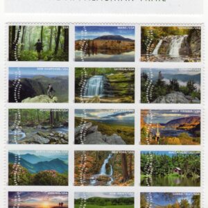 Scott #5960 Appalachian Trail Block of 15 Forever Stamps - MNH From Sheet