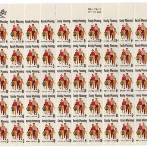 Scott #1455 Family Planning Sheet of 50 Stamps - MNH P#33383