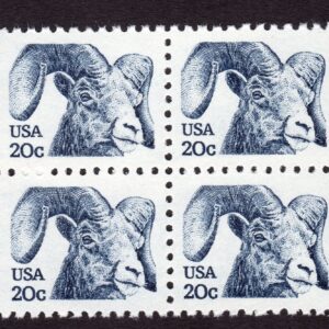Scott #1949 Bighorn Sheep Block of 4 Stamps - MNH
