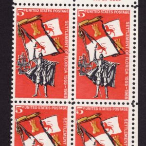 Scott #1271 Spanish Settlement of Florida Zip Block of 4 Stamps - MNH
