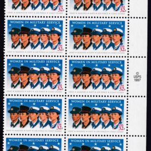 Scott #3174 Women Plate Block of 10 Stamps - MNH