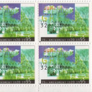 Scott #2980 19th Amendment (Woman's Rights) Plate Block of 4 Stamps - MNH PC#1