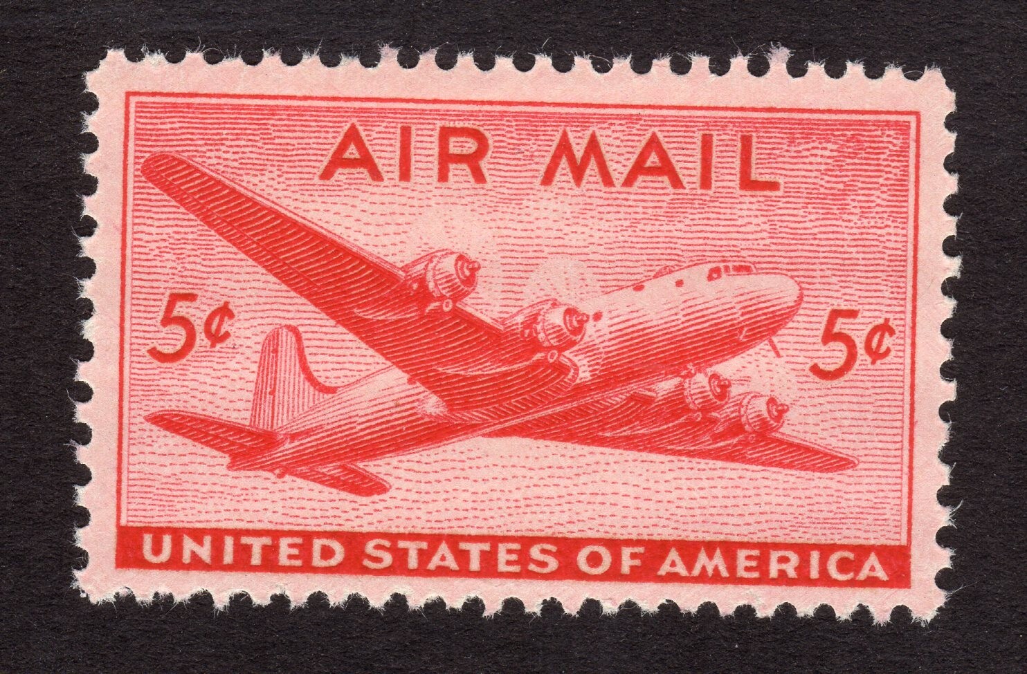 Scott #C32 DC-4 Skymaster Airmail Single Stamp - MNH