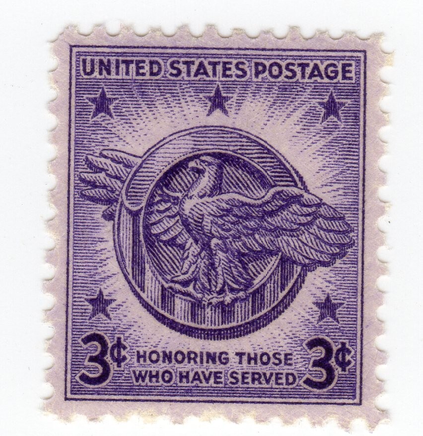 Scott #940 WW2 Veterans Honorable Discharge Single Stamp - MNH VF