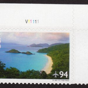 Scott #c145 St. John, US Virgin Islands Plate # Single Airmail Stamp - MNH UR B