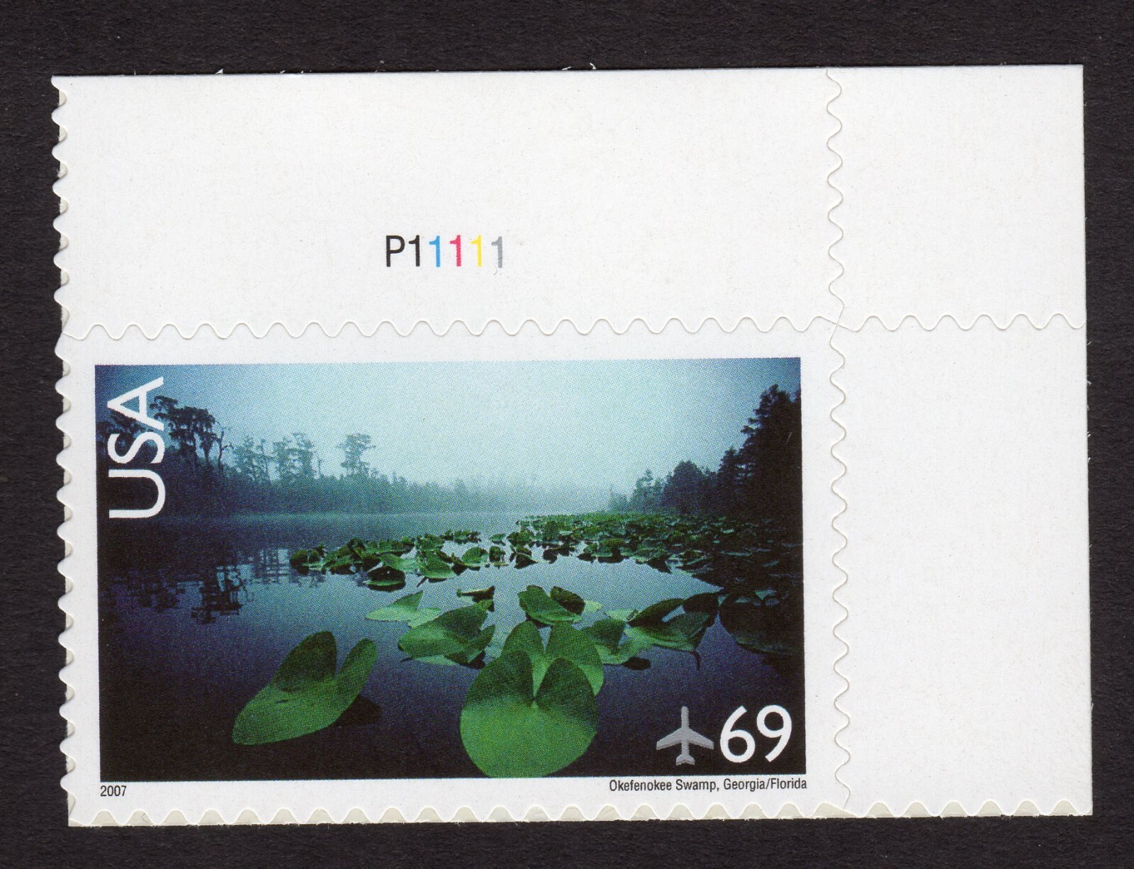 Scott #c142 Okefenokee Swamp Plate # Single Airmail Stamp - MNH UR