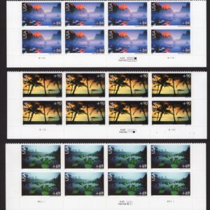 Scott #c141-c142-c143 National Park Plate Block of 8 Air Mail Stamps MNH Bottom