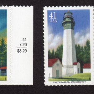 Scott #4150a (4146-50) Pacific Lighthouses Set of 5 Single Stamps - MNH
