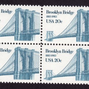 Scott #2041 Brooklyn Bridge Block of 4 Stamps - MNH