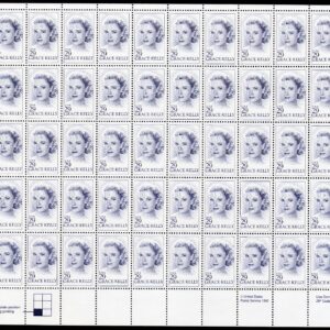 Scott #2749 Grace Kelly (Princess of Monaco) Sheet of 50 Stamps - MNH P#S1 LL