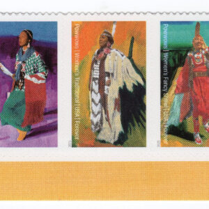 Scott #5978-5981a PowWows Native American Culture Plate Block 5 Stamps - MNH
